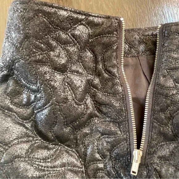 C&C California Womens Mini Skirt Size Small Floral Embroidered Goth Y2K Party - Picture 9 of 10